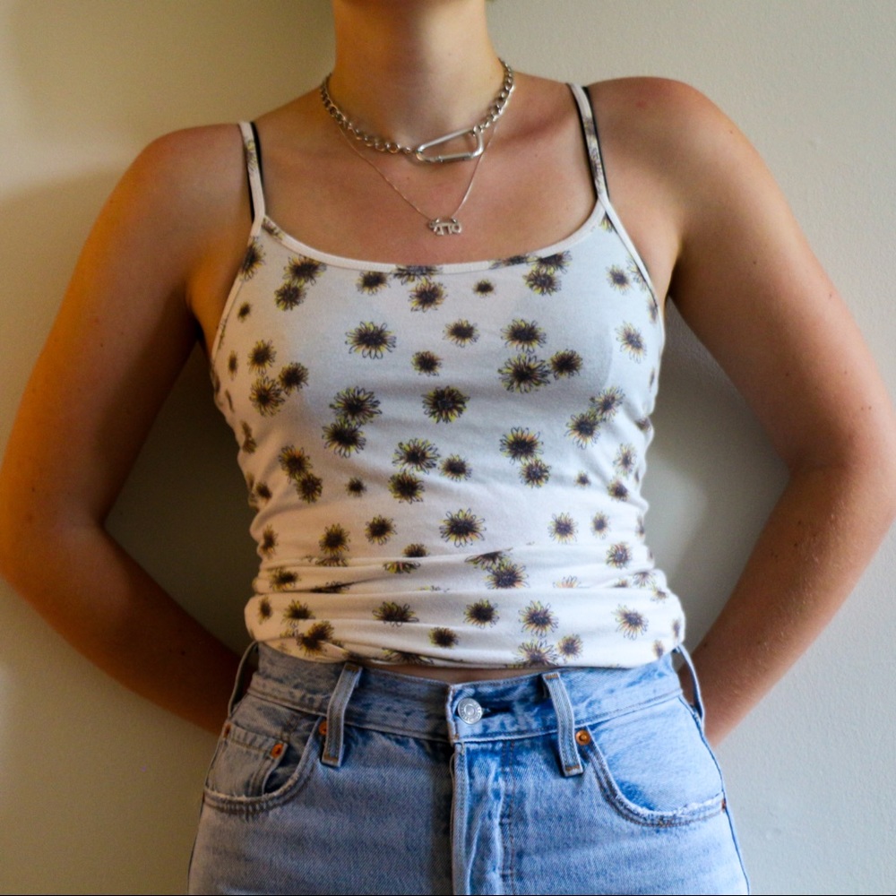 Pacsun Flowered Camisole